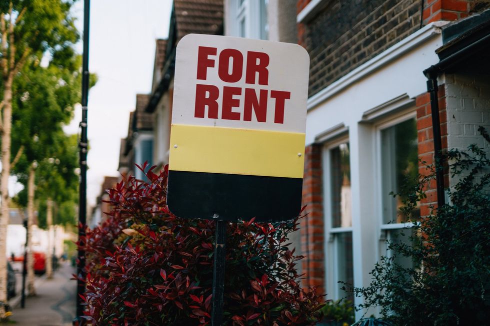 For rent sign