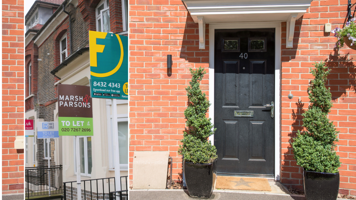 For sale sign / front door