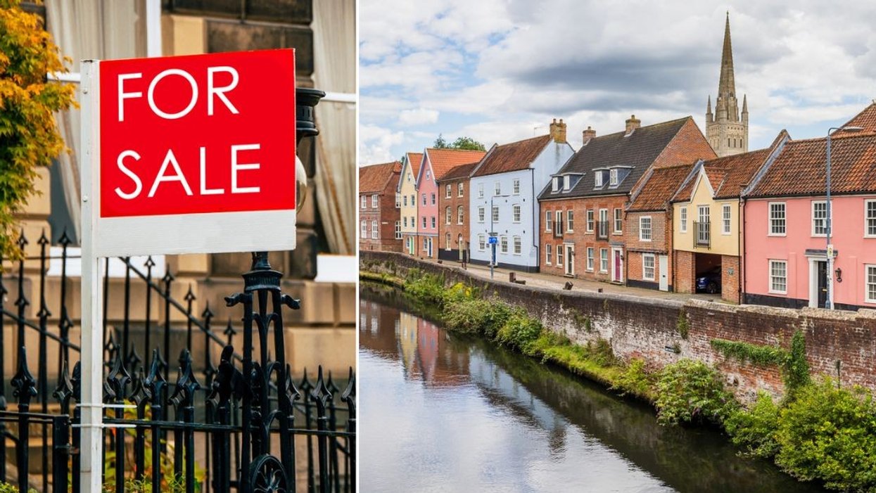For sale sign / Properties in Norwich, East Anglia