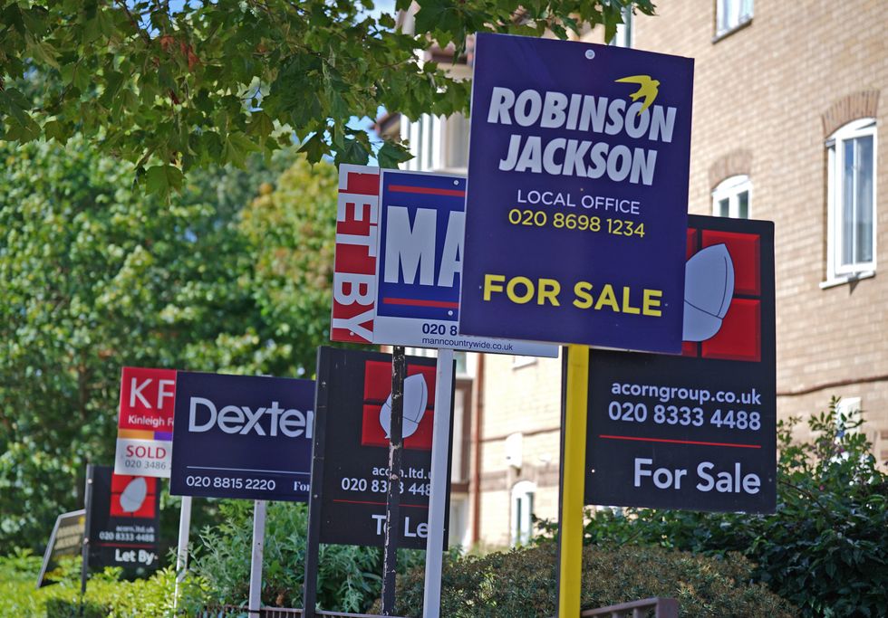 For sale signs