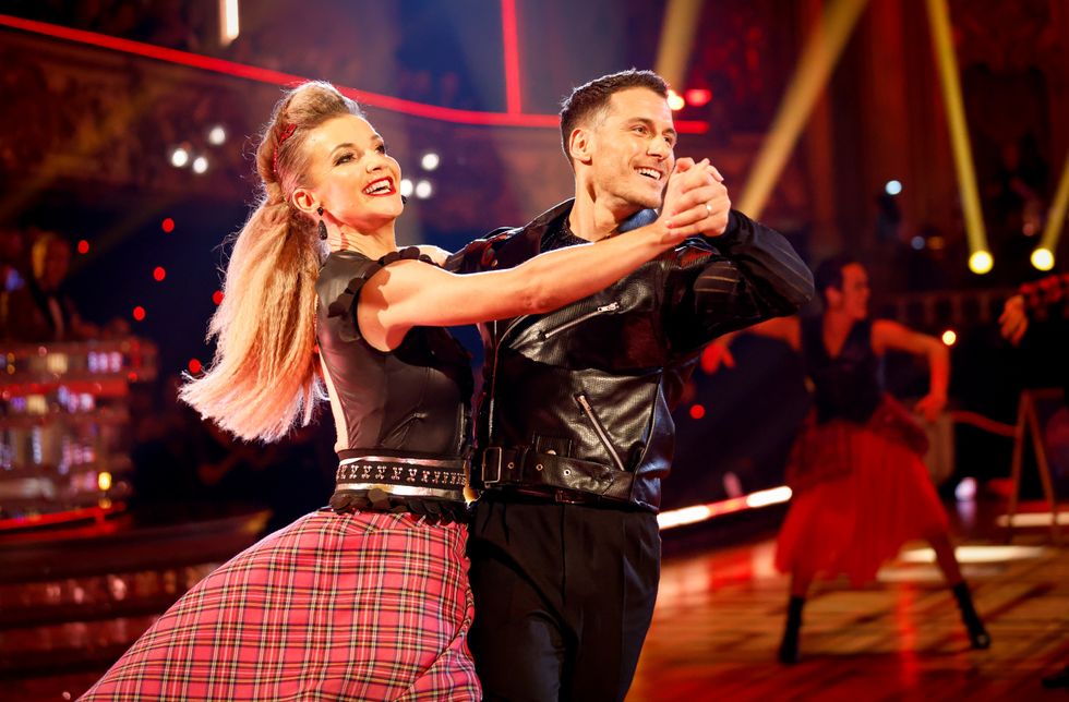 For use in UK, Ireland or Benelux countries only BBC handout photo of Helen Skelton and Gorka Marquez during the live show of Strictly Come Dancing on BBC1. Picture date: Saturday November 19, 2022. See PA story SHOWBIZ Strictly. Photo credit should read: Guy Levy/BBC/PA Wire NOTE TO EDITORS: Not for use more than 21 days after issue. You may use this picture without charge only for the purpose of publicising or reporting on current BBC programming, personnel or other BBC output or activity within 21 days of issue. Any use after that time MUST be cleared through BBC Picture Publicity. Please credit the image to the BBC and any named photographer or independent programme maker, as described in the caption.