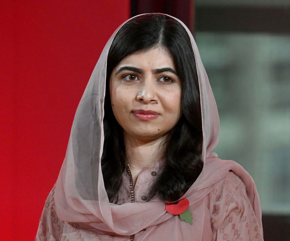 For use in UK, Ireland or Benelux countries only BBC handout photo of Nobel Laureate Malala Yousafzai appearing on the BBC1's current affairs programme, The Andrew Marr Show.