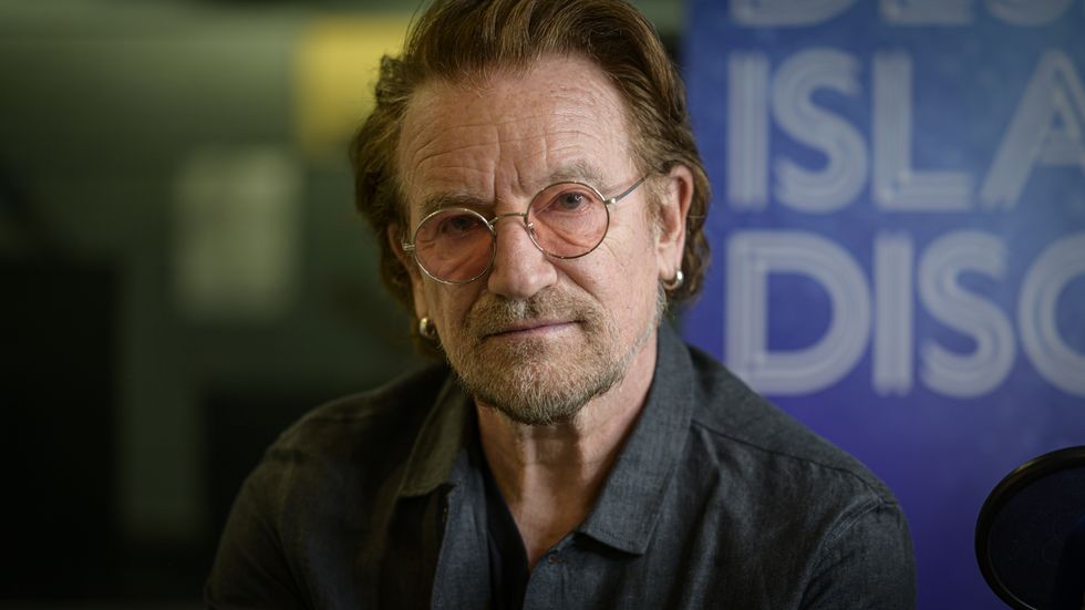 For use in UK, Ireland or Benelux countries only Undated BBC Radio 4 handout photo of Bono appearing on Desert Island Discs. Issue date: Sunday June 26, 2022.