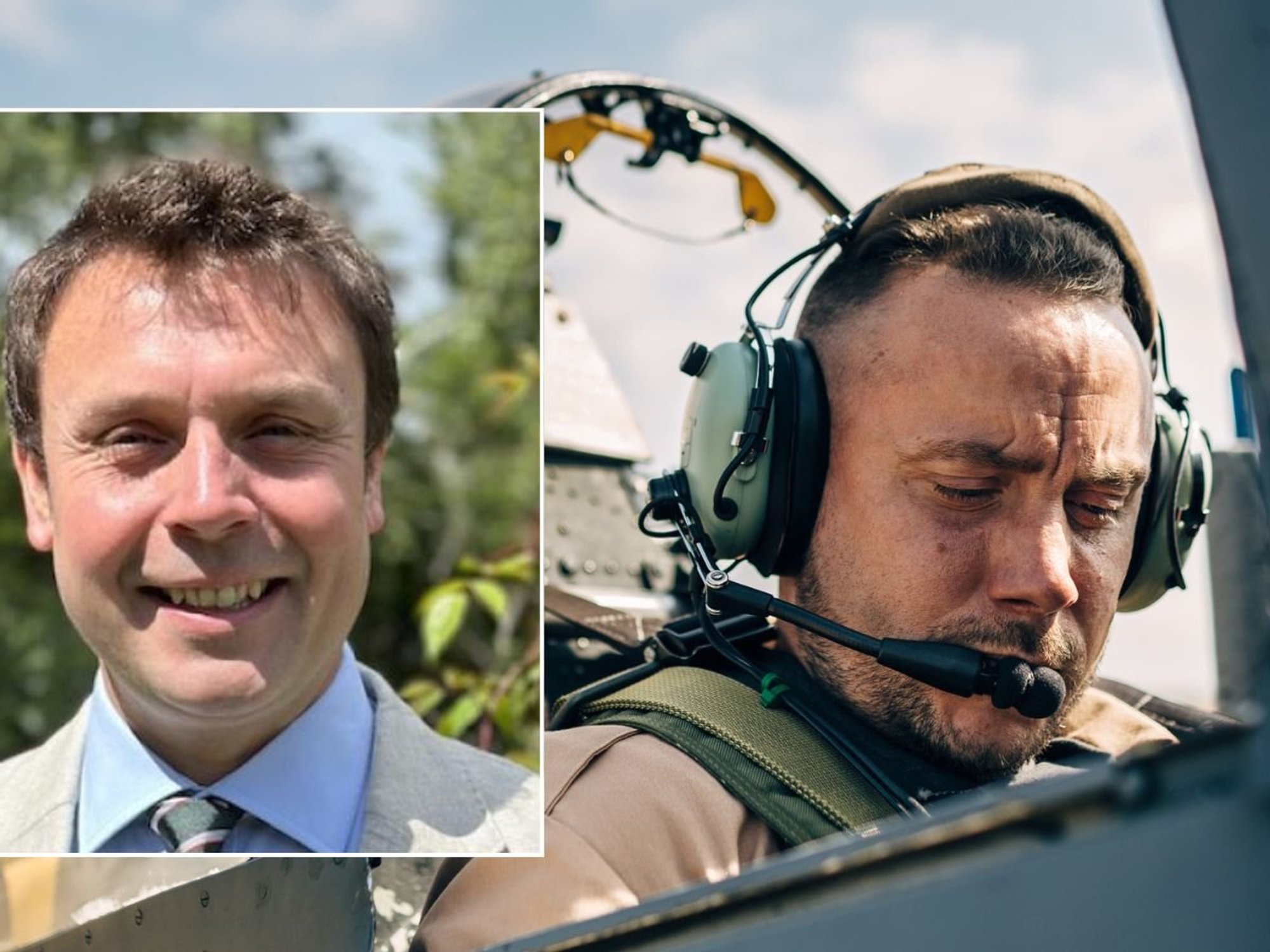 Forbes McKenzie and UK soldier