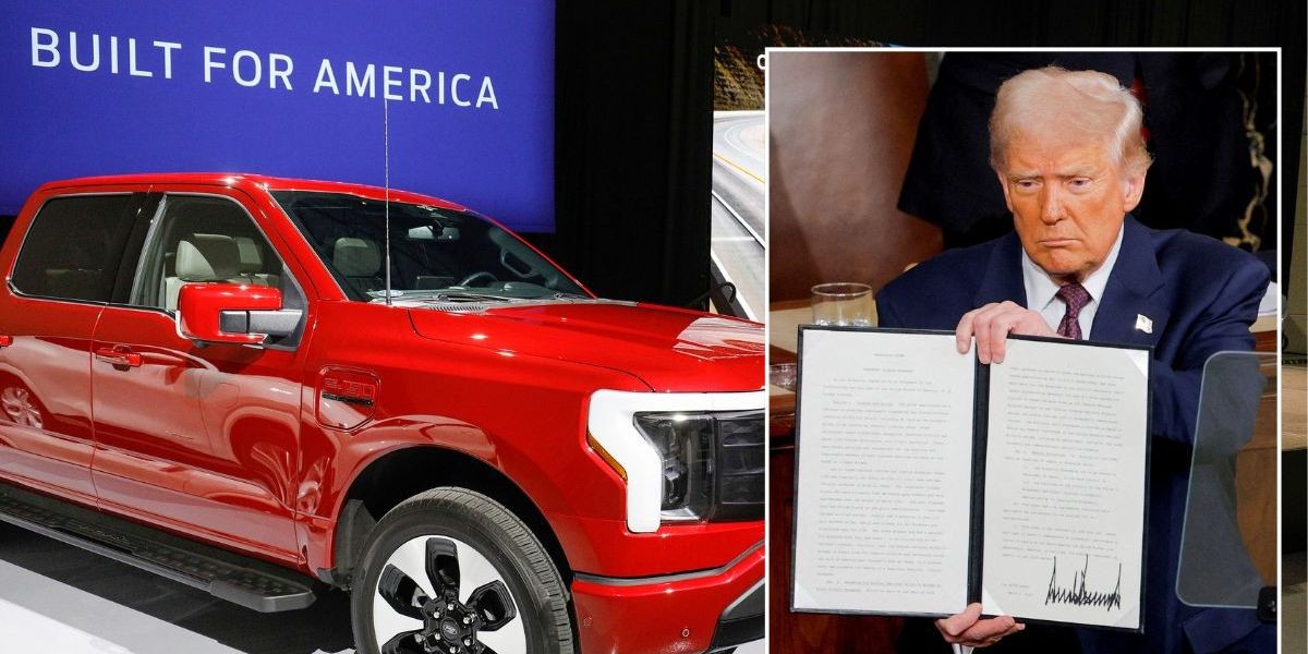 NextImg:Ford risks losing £1.1billion from Donald Trump's tariffs after 'bold move' - 'Things are very uncertain'