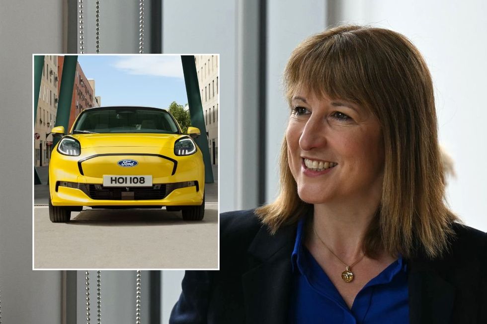 Ford Puma Gen-E and Chancellor Rachel Reeves