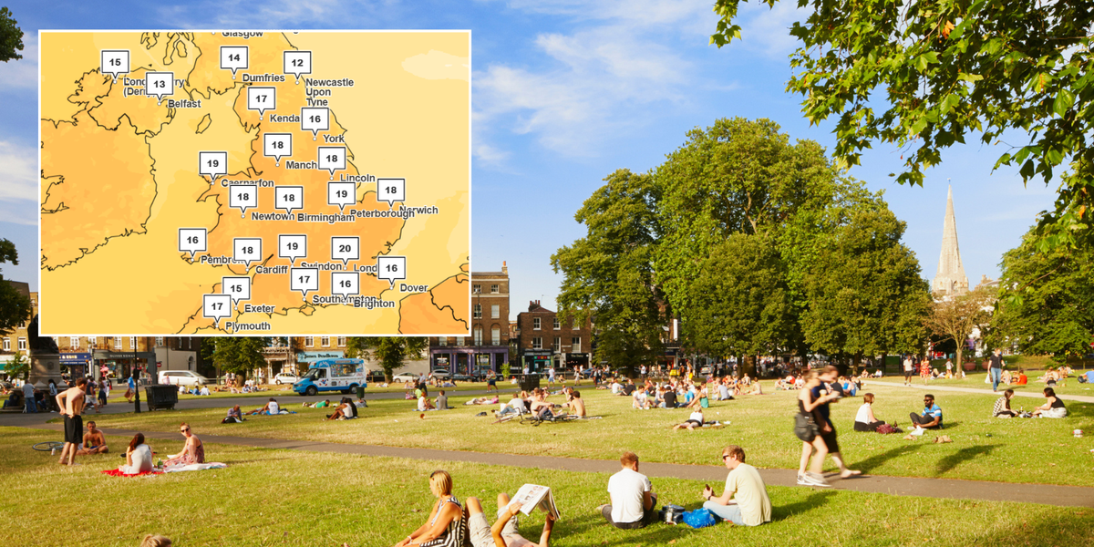NextImg:UK weather: Parts of Britain to be warmer than Ibiza and Corfu tomorrow as UK could see hottest day of the year so far