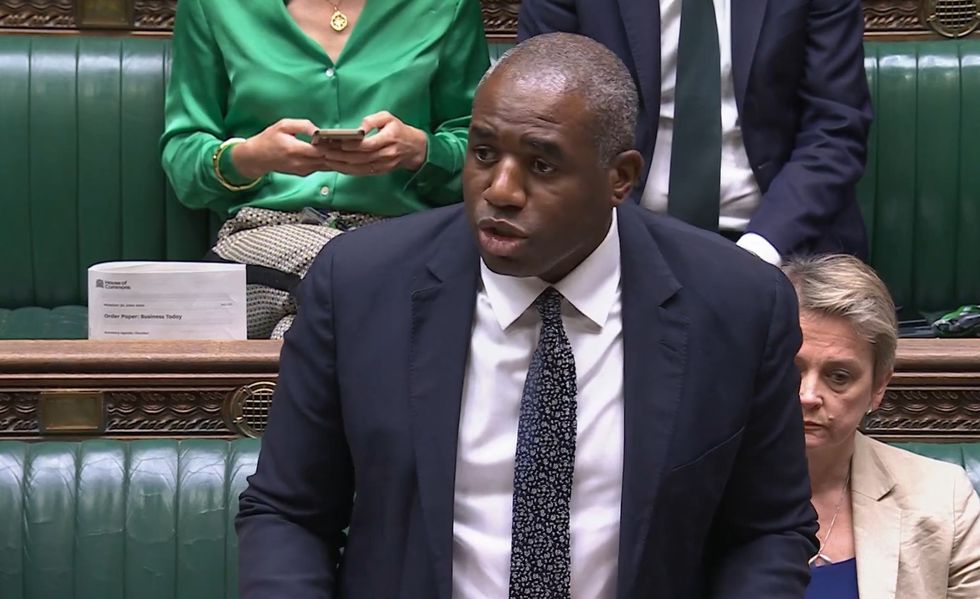 Foreign Secretary David Lammy