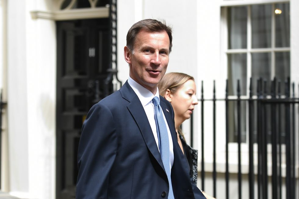 Foreign Secretary Jeremy Hunt arriving in Downing Street, central London, to attend a meeting chaired by Prime Minister Theresa May of the Government's emergency committee Cobra, after Iran seized a British-flagged oil tanker in the Persian Gulf.