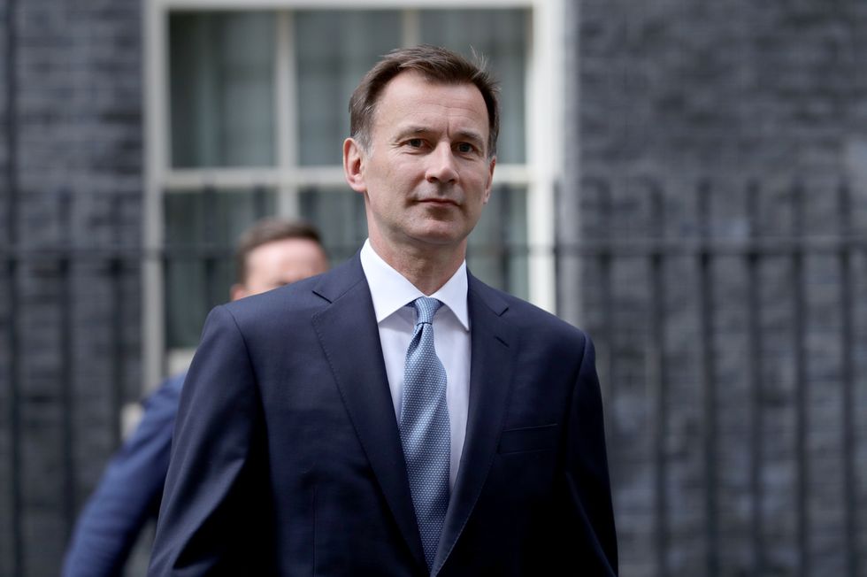Foreign Secretary Jeremy Hunt leaves Downing Street, London, following a meeting held over British oil tanker Stena Impero which was captured in Iranian waters whilst en route to Saudi Arabia.