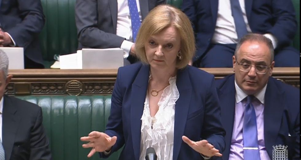 Foreign Secretary, Liz Truss speaking to MPs in the House of Commons, London. Picture date: Monday June 27, 2022.