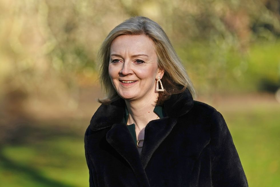 Foreign Secretary Liz Truss walks through ST James's Park, central London, after her comments that there is a %22deal to be done%22 with the European Union over the Northern Ireland Protocol. Following her first meeting with European Commission vice-president Maros Sefcovic, held at her official residence at Chevening in Kent, she said they had agreed to hold further talks on January 24. Picture date: Friday January 14, 2022.
