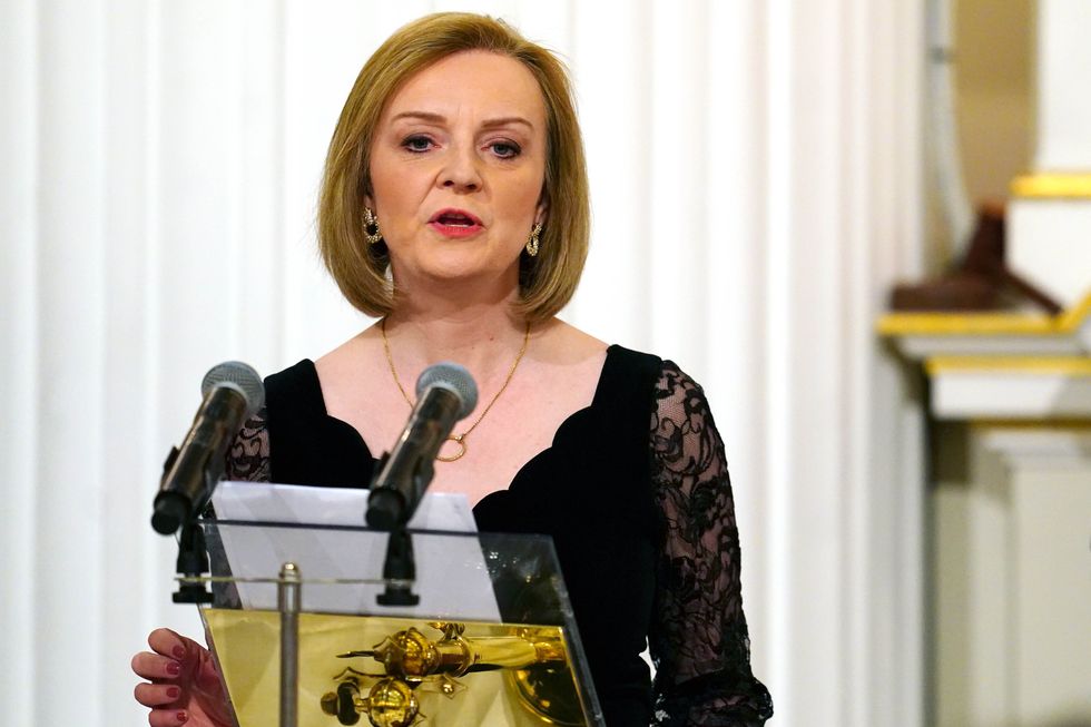 Foreign Secretary Liz Truss, who has said The UK will not %22shy away%22 from taking action on the Northern Ireland Protocol, in a push for treaty reform.