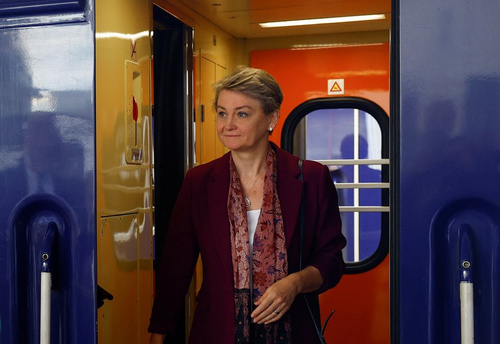 Foreign Secretary Yvette Cooper