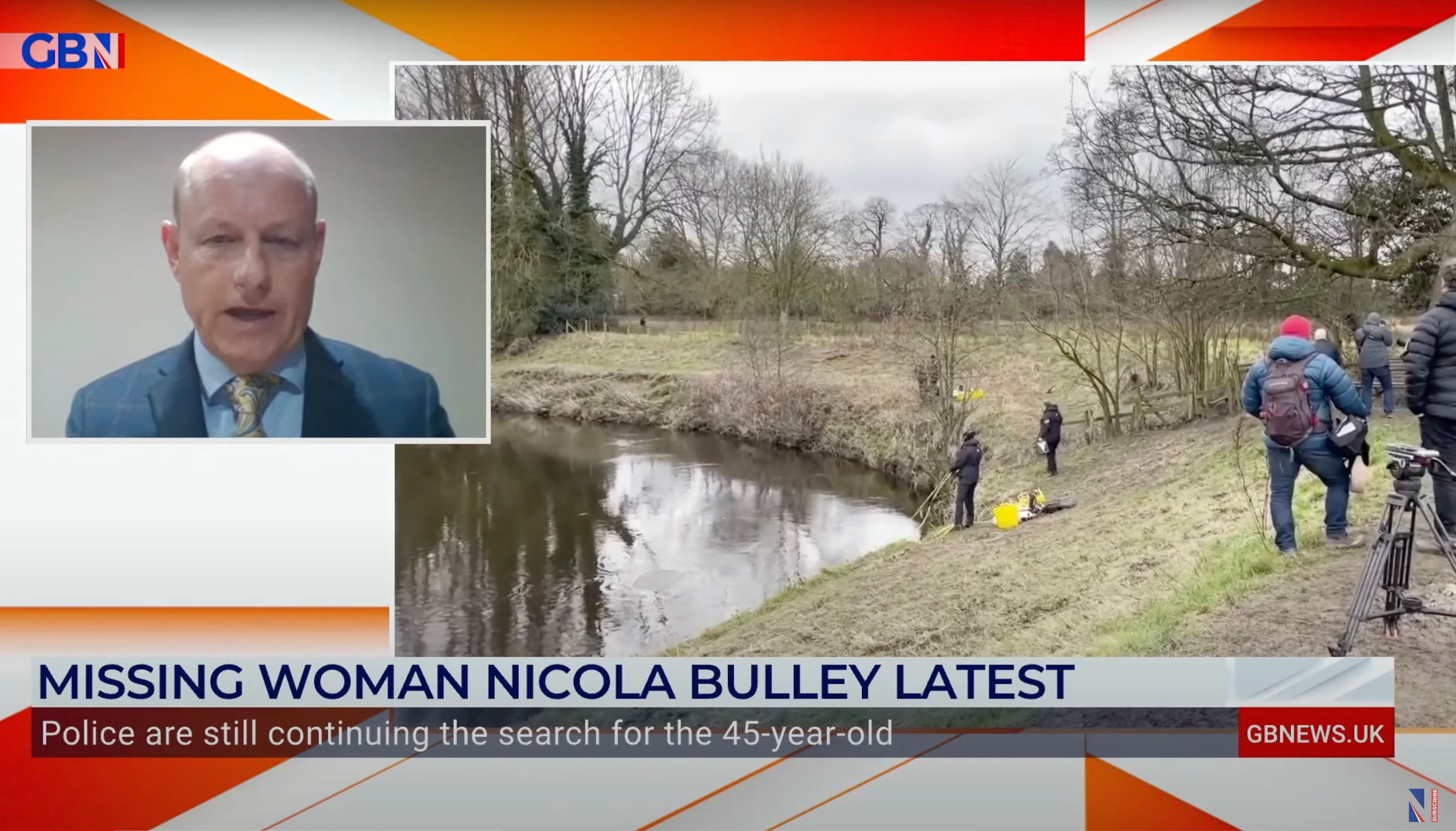 Forensics expert Peter Faulding says he doesn't believe Nicola Bulley is in the river
