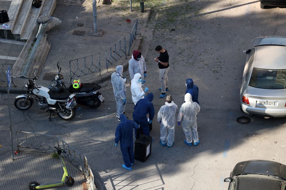 Forensics team in Thessaloniki