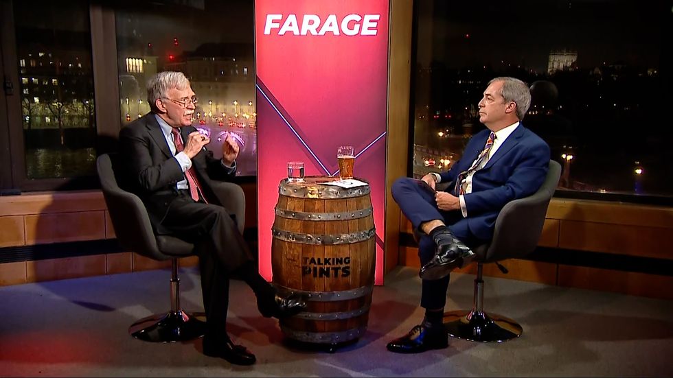 Former Assistant to the President for National Security Affairs joined Nigel Farage for Talking Pints