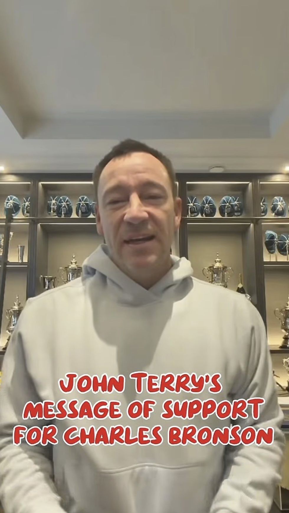 Former Chelsea and England captain John Terry has lent his support to Charles Bronson