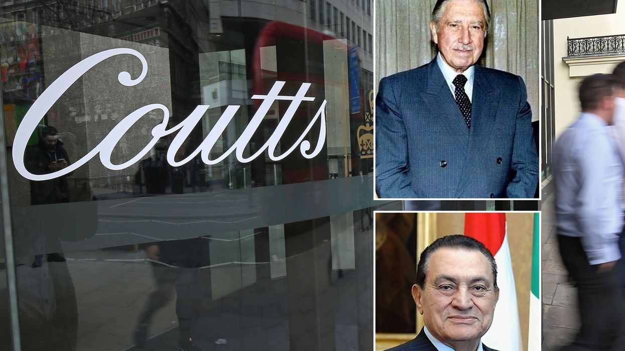 former Chilean dictator Augusto Pinochet (top) and Hosni Mubarak, the former Egyptian president