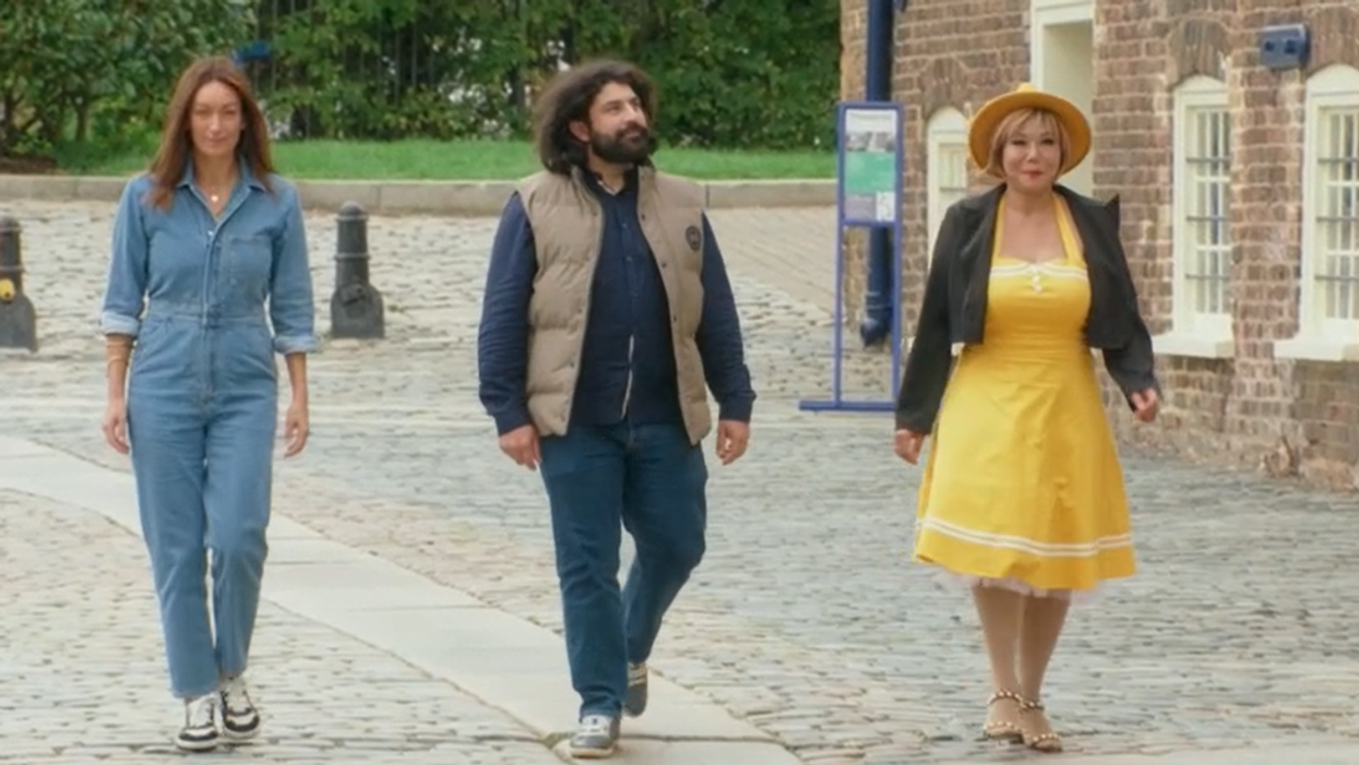 Former contestants Claire, Eddie and Pookie