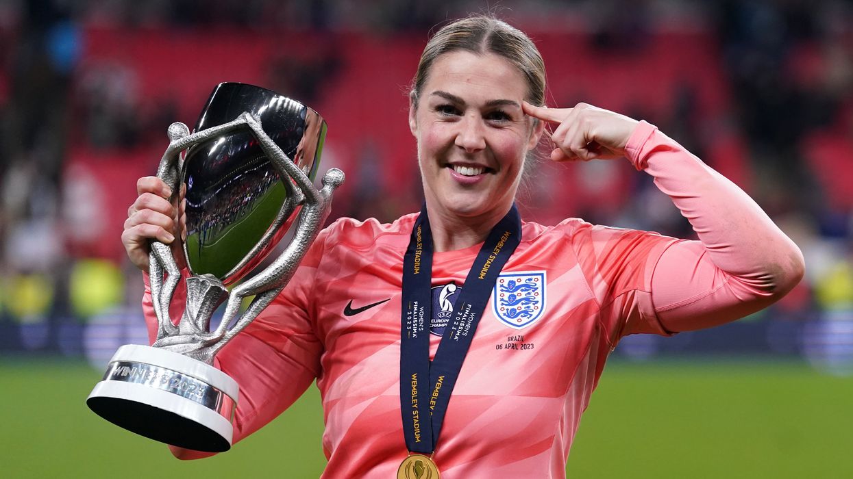 Former England goalkeeper announces 'happy same-sex relationship' for first time