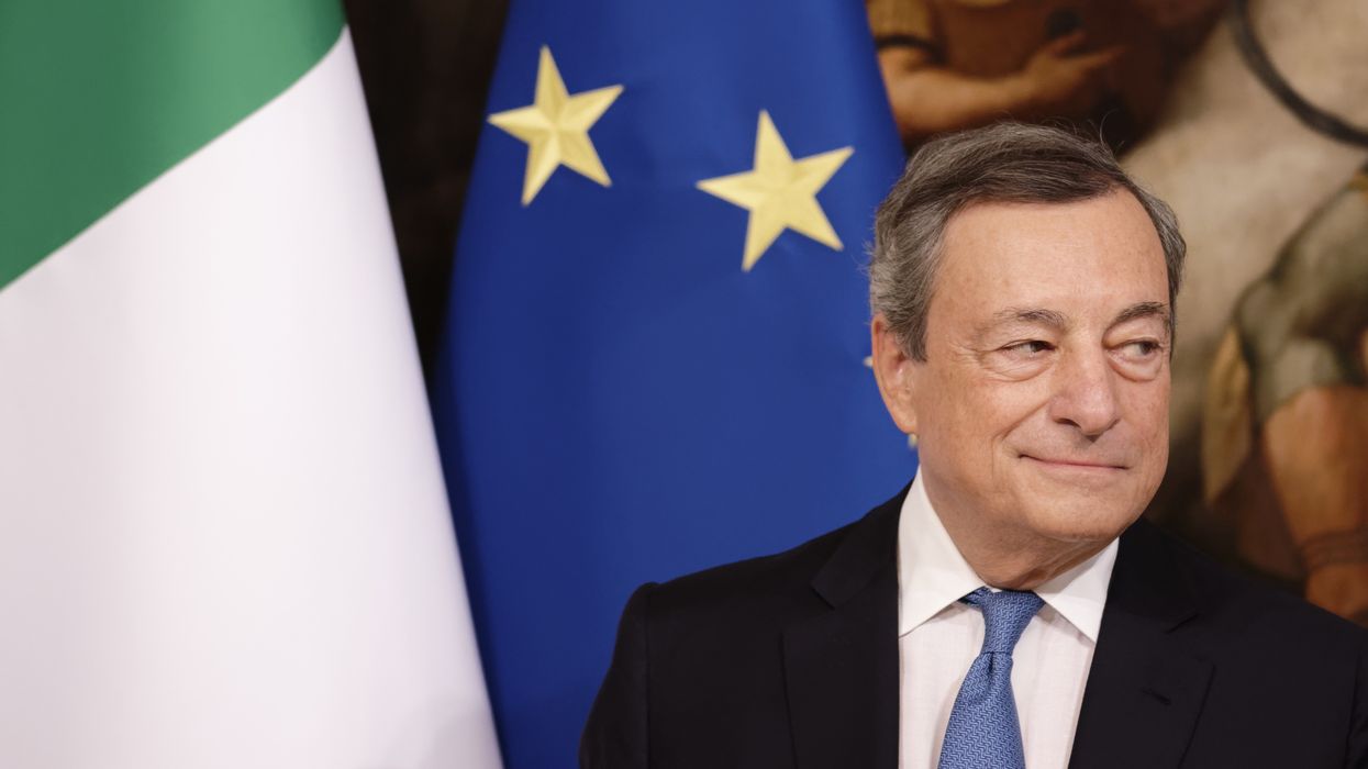 Former European Central Bank (ECB) president Mario Draghi in pictures