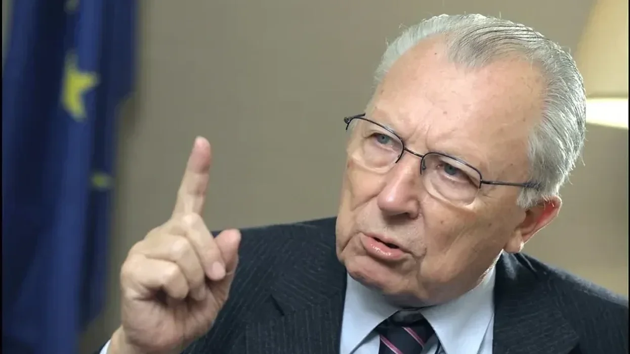 Former European Commission President Jacques Delor
