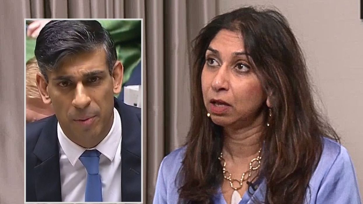 Former Home Secretary Suella Braverman voted against Rishi Sunak's Rwanda Bill.