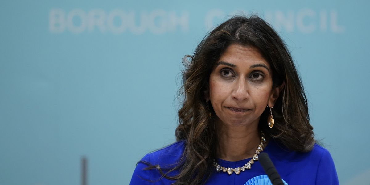 NextImg:Plans for asylum accommodation in Suella Braverman's constituency dropped by Home Office amid protest