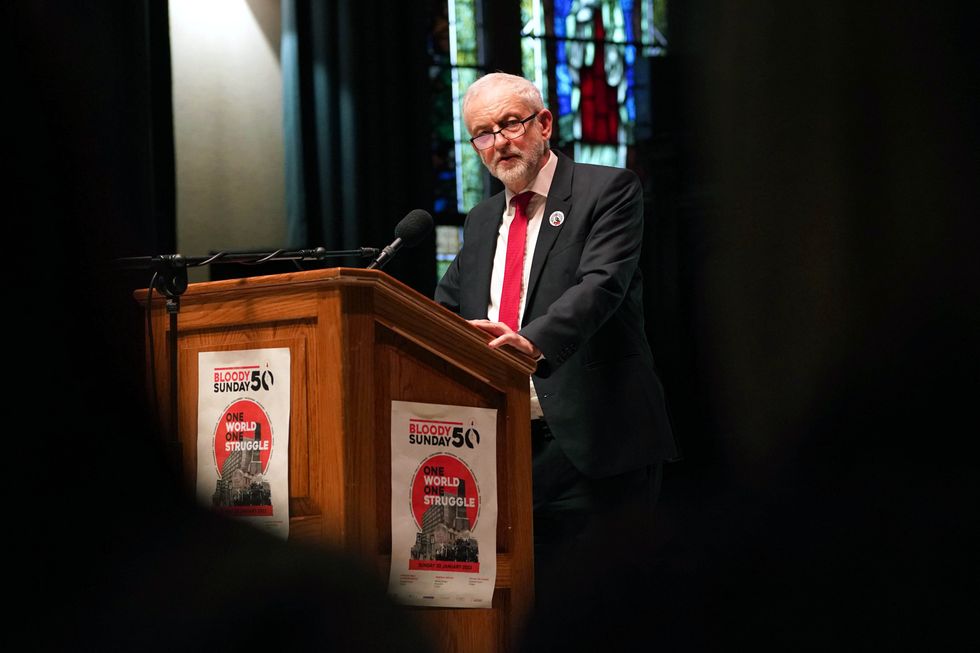 Former Labour leader Jeremy Corbyn