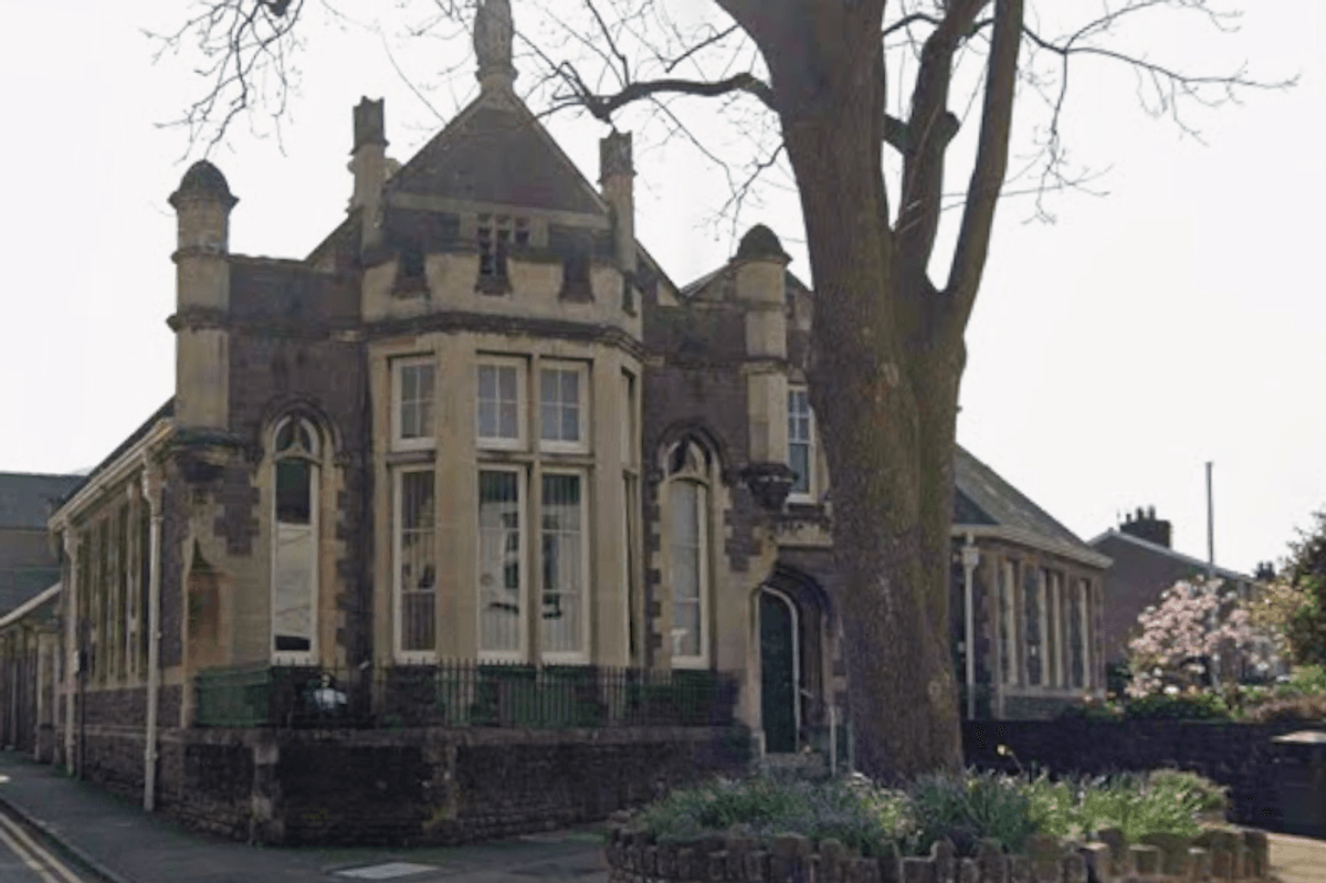 Former library in Abergavenny