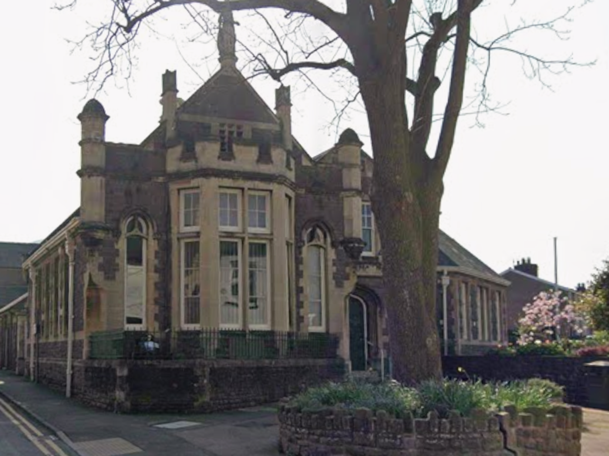 Former library in Abergavenny