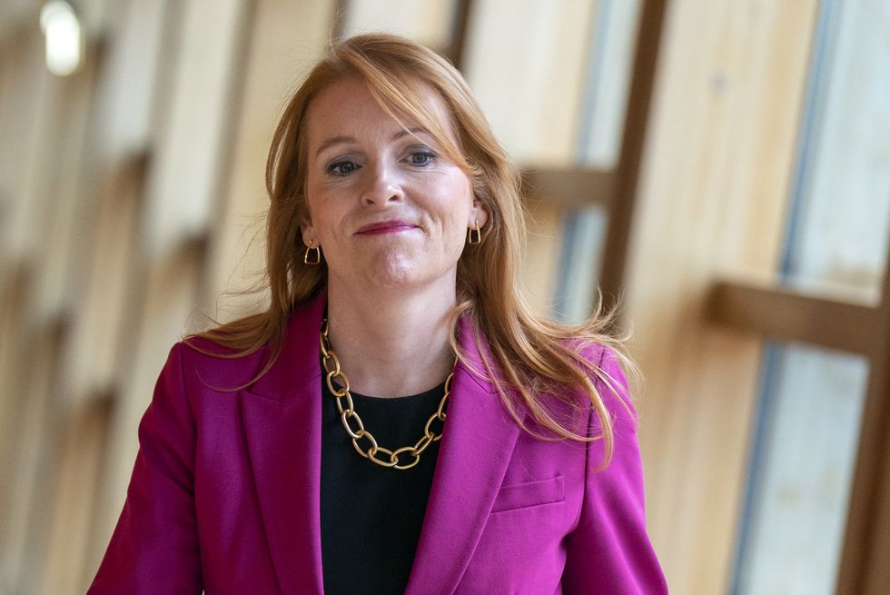 Former Minister for Community Safety Ash Regan arrives at the main chamber ahead of the Scottish Government's new Minister for Community Safety Elena Whitham being appointed at the Scottish Parliament in Edinburgh. Picture date: Thursday November 3, 2022.