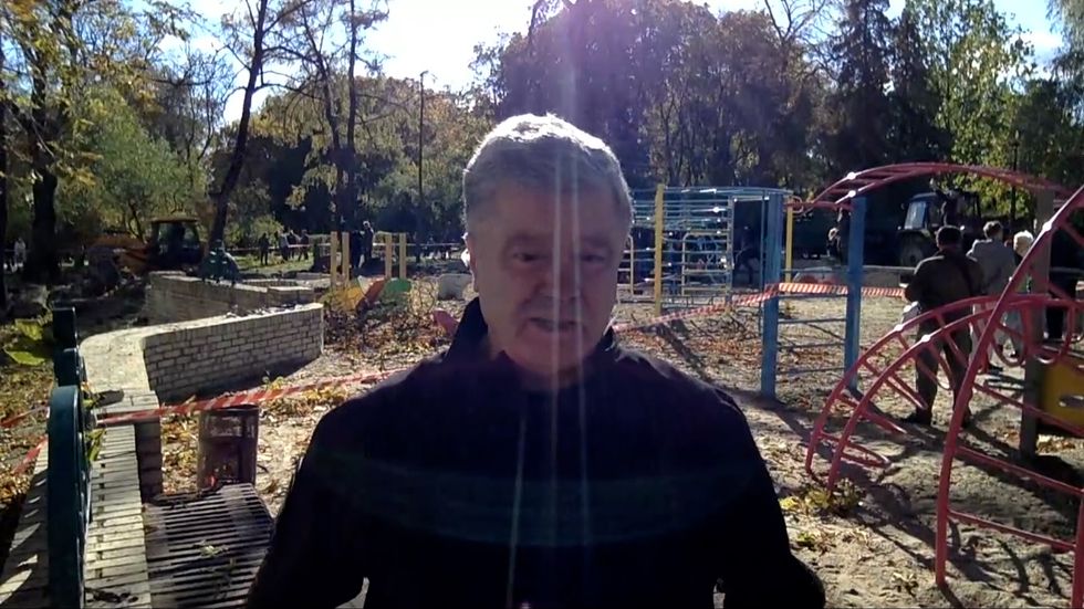 Former President of Ukraine Petro Poroshenko.