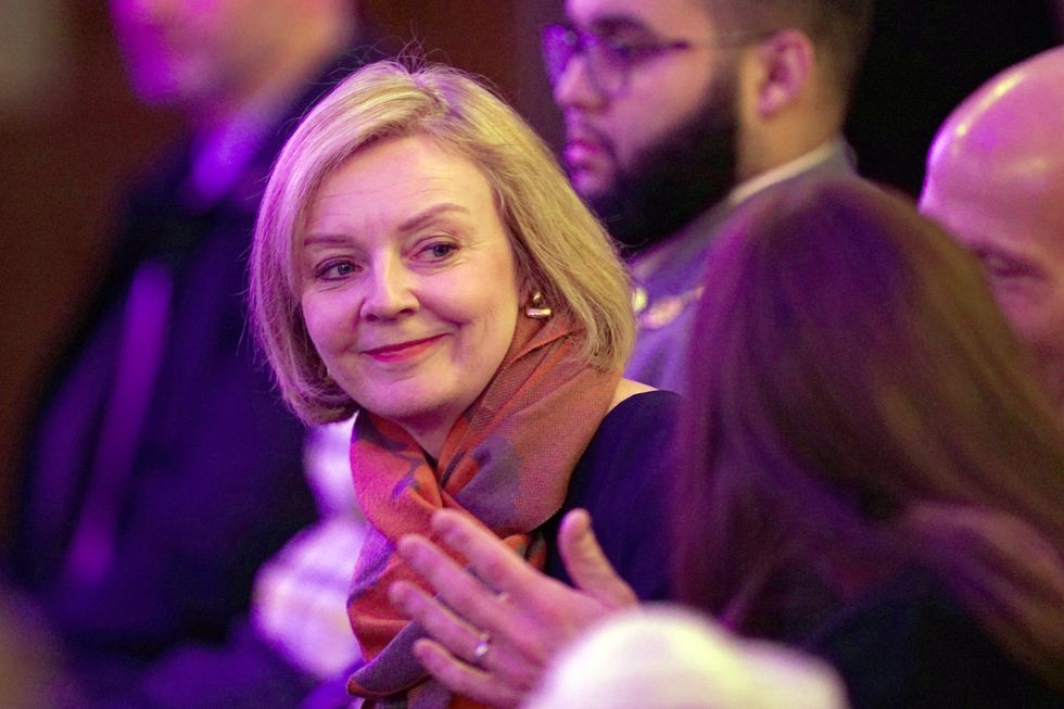 Former prime minister Liz Truss at a commemorative ceremony at St John's Smith Square in London ahead of Holocaust Memorial Day. Picture date: Wednesday January 25, 2023.