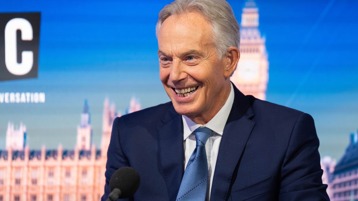 Former prime minister Sir Tony Blair