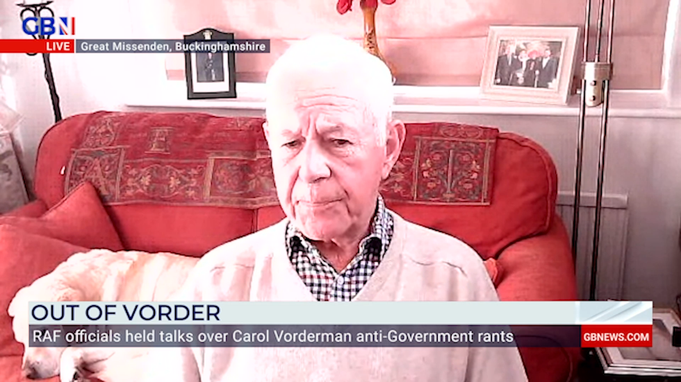 Former RAF Pilot Sqn Ldr Graham Laurie appears on GB News