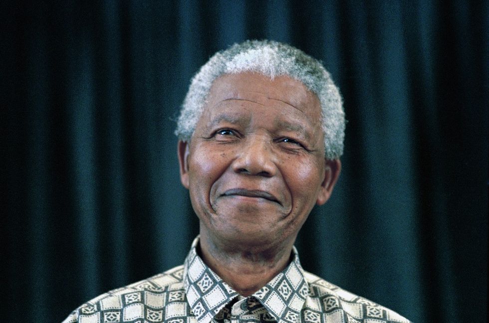 Former South African President Nelson Mandela