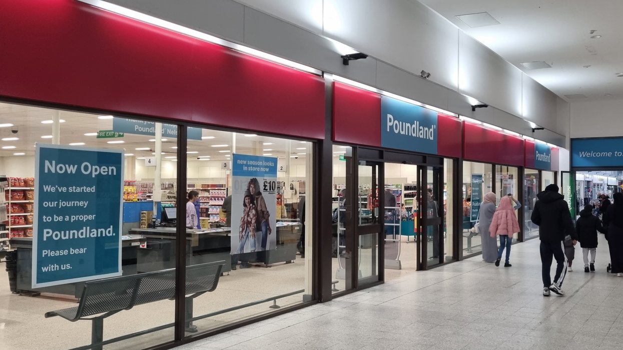 Former Wilko store reopened as Poundland in Nelson