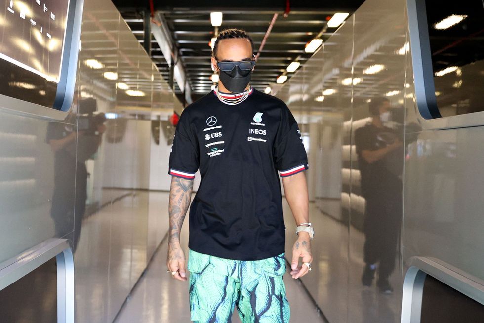 Formula One F1 - Australian Grand Prix - Melbourne Grand Prix Circuit, Melbourne, Australia - April 7, 2022 Mercedes' Lewis Hamilton at the Melbourne Grand Prix Circuit REUTERS/Loren Elliott