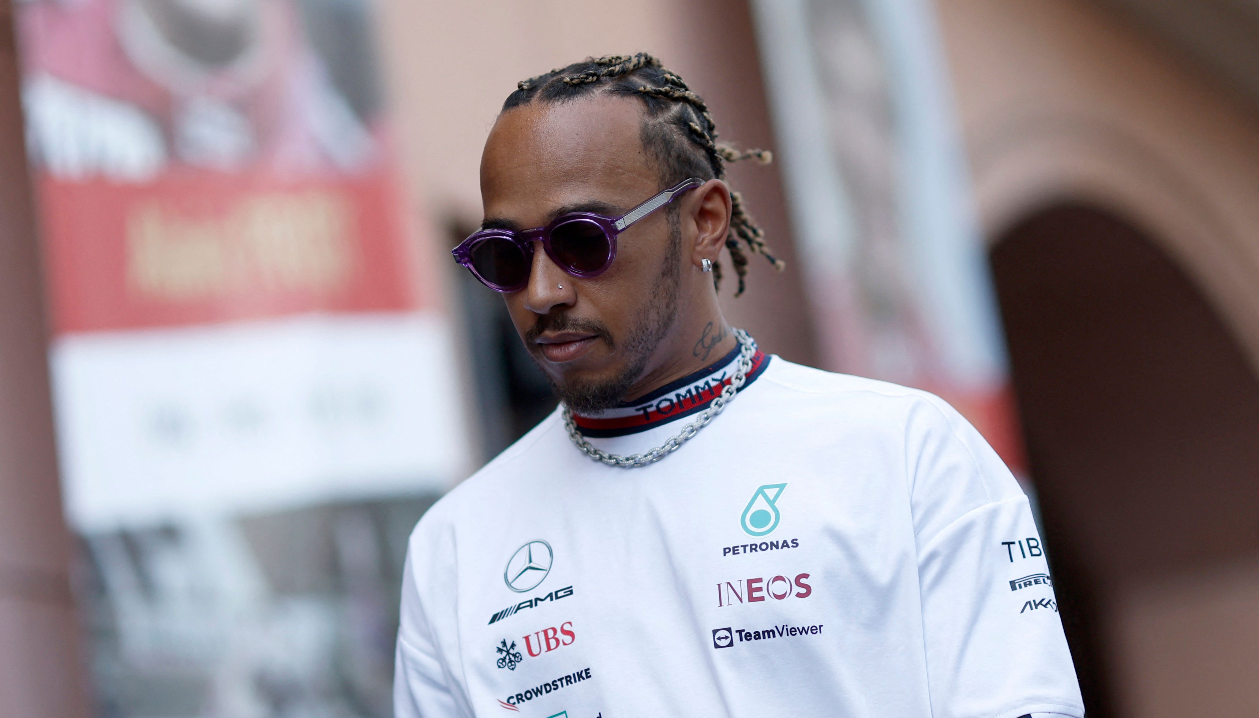 Formula One F1 - Monaco Grand Prix - Circuit de Monaco, Monte Carlo, Monaco - May 27, 2022 Mercedes' Lewis Hamilton ahead of practice REUTERS/Benoit Tessier
