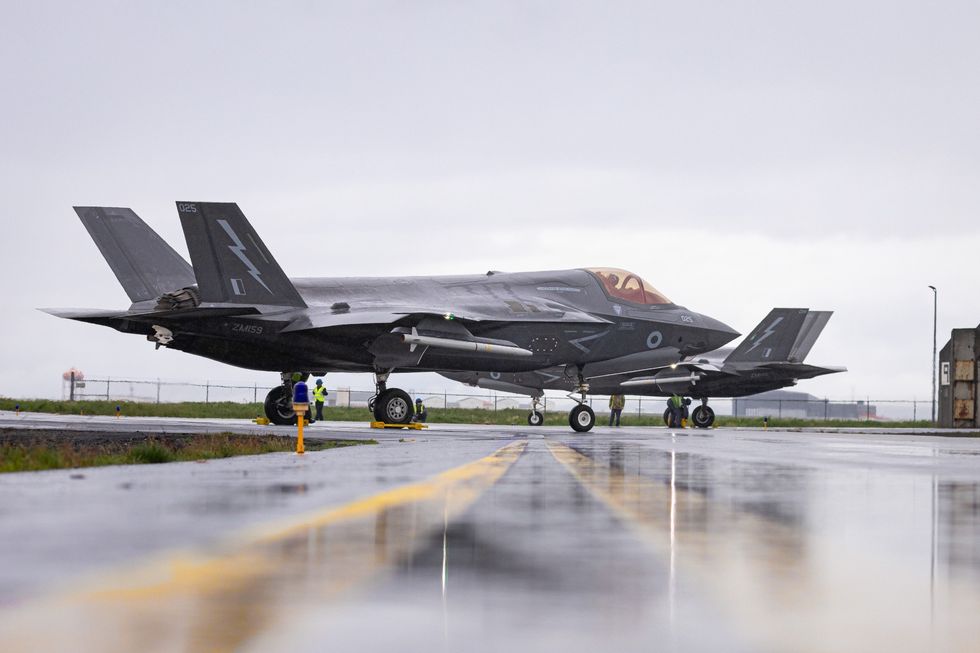 Four cutting-edge F-35B combat jets were stationed in Iceland for the first time last year