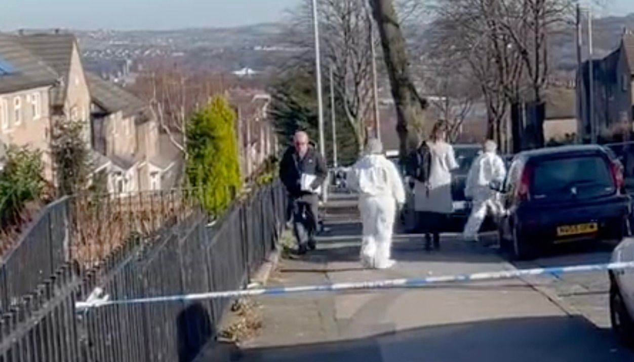 Four people, including three children, suffered injuries in the Huddersfield attack