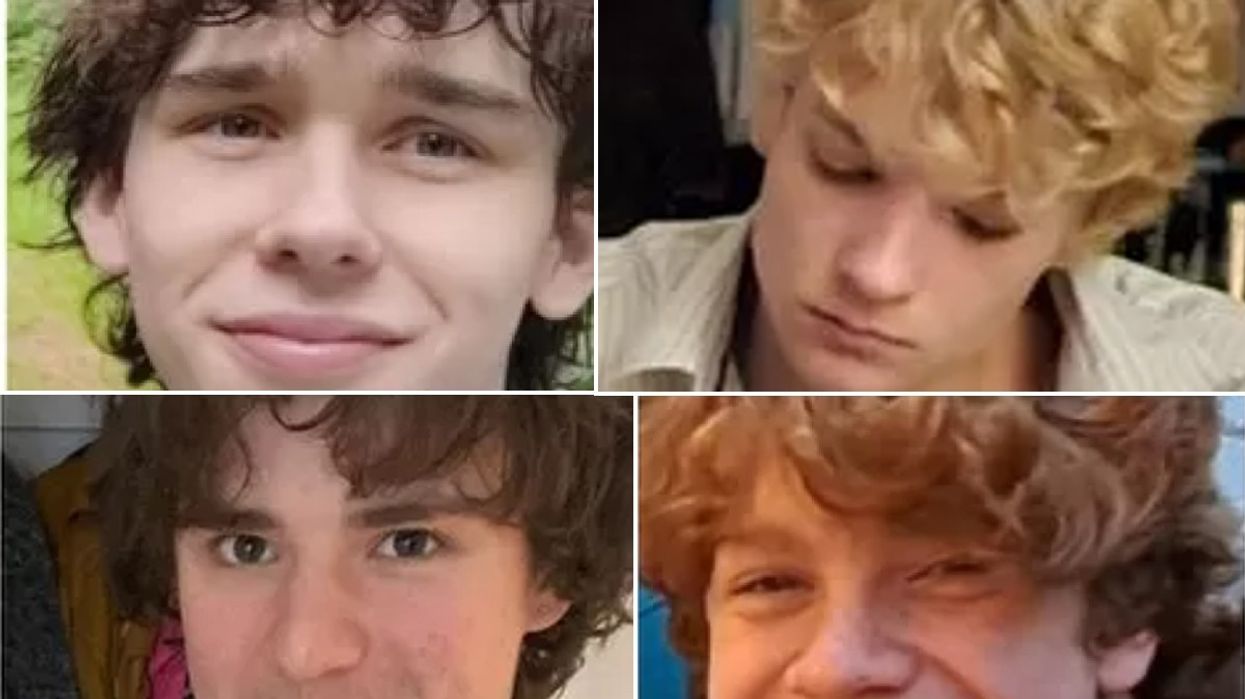 Four teenagers