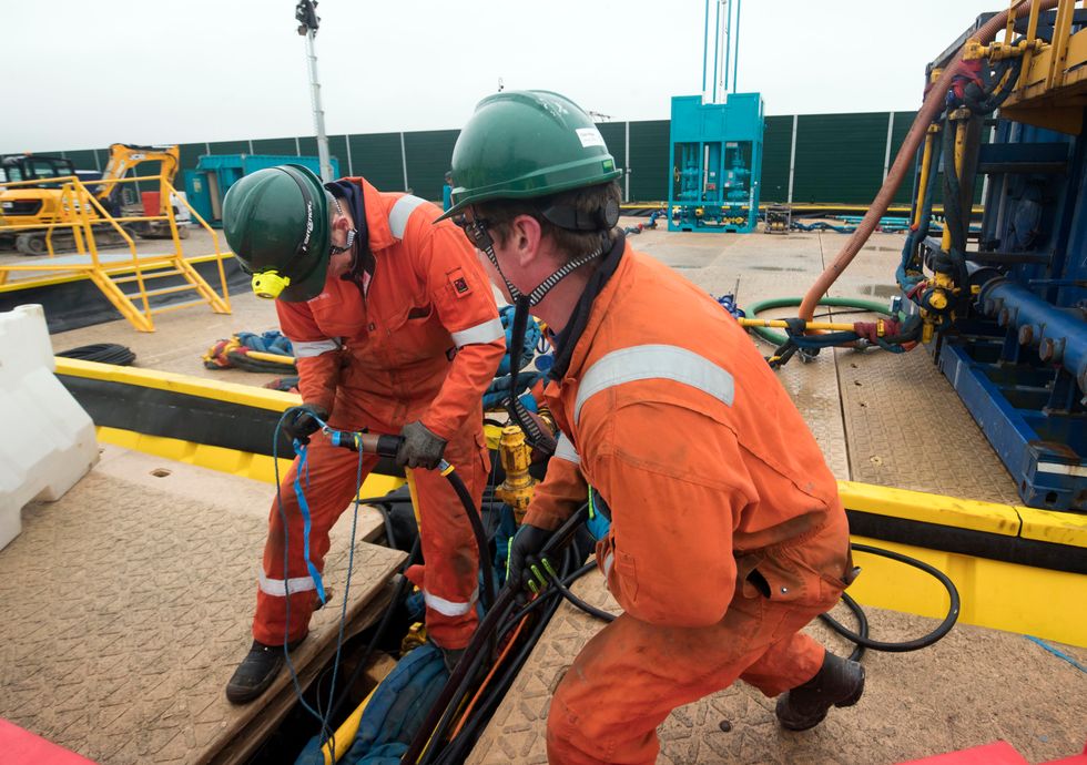 Fracking site