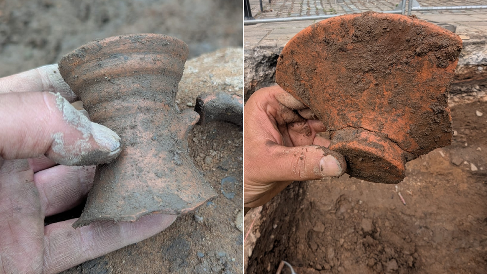 Fragments at Roman site in Manchester
