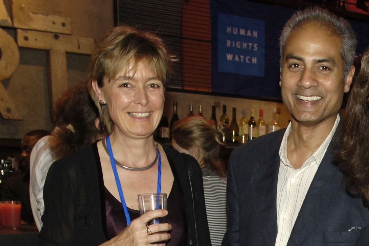 Frances and George Alagiah