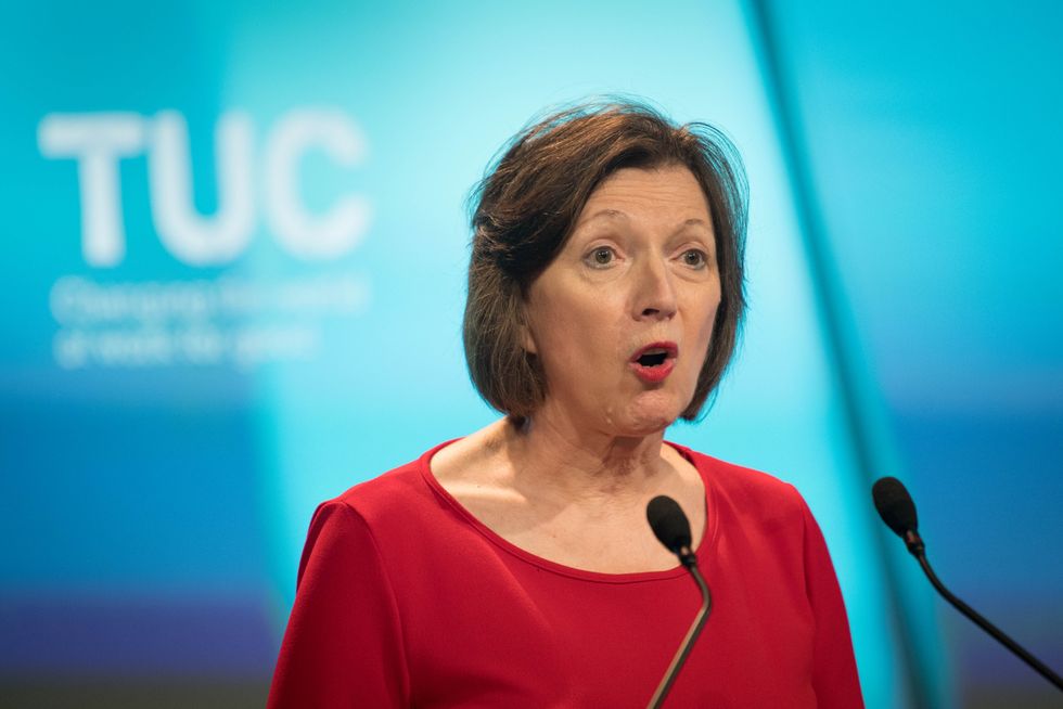 Frances O'Grady, General Secretary of the TUC as union leaders are calling on the Government to create four new public holidays as workers enjoy the last national break before Christmas.