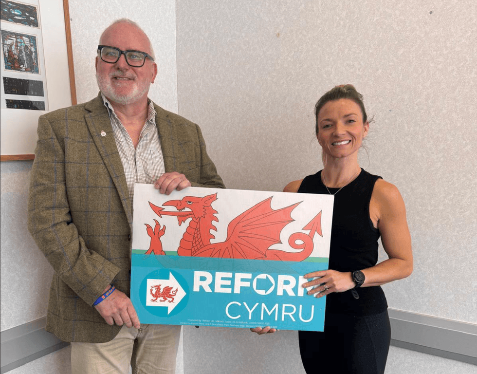 Francesca O\u2019Brien campaigning with Stephen Taylor