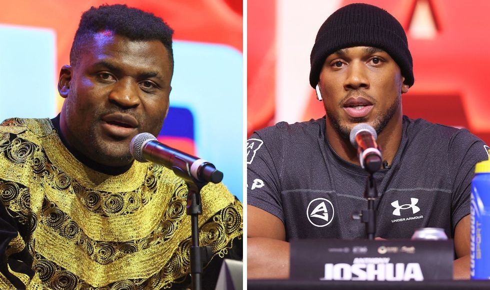 Francis Ngannou and Anthony Joshua